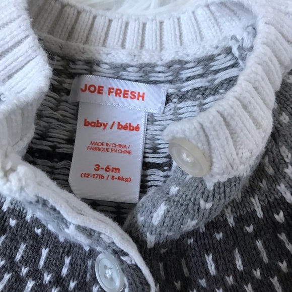 ❌Sold❌🌼 Joe Fresh Baby Sweater 🌼🍂 - Picture 4 of 5